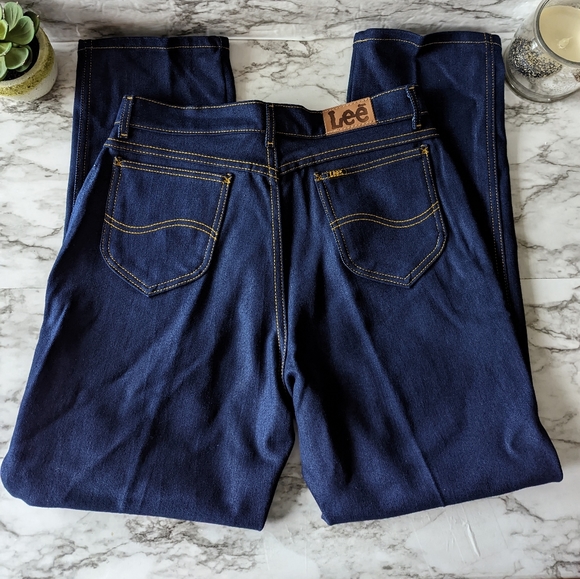 Vintage High Rise Wedgie Lee Jeans - Picture 3 of 8